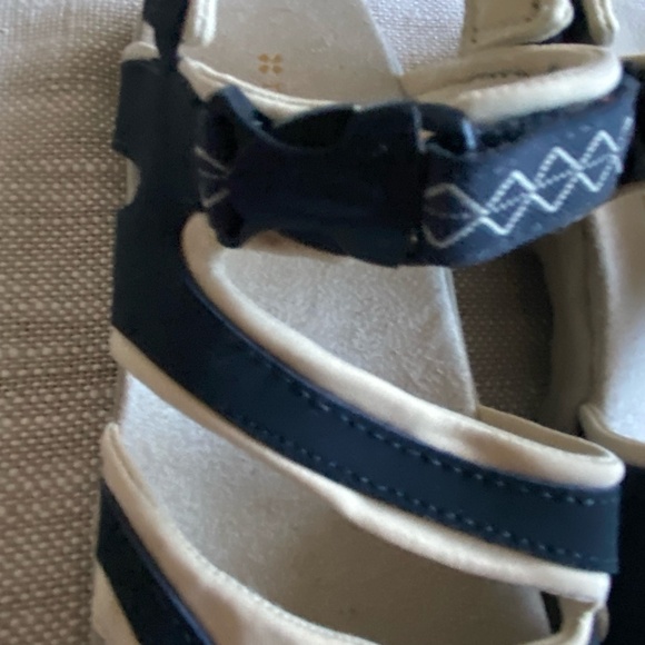 Naturalizer Womens Blue Leather Straps Vacation Beach Summer Sandals- Sz- 7 - Picture 6 of 15